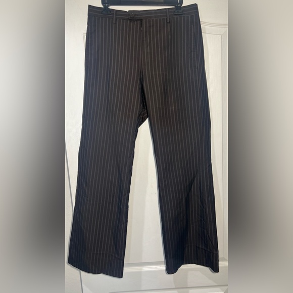 Gucci Men stripe-detail cotton trousers 100% Rayon Viscose size 50R